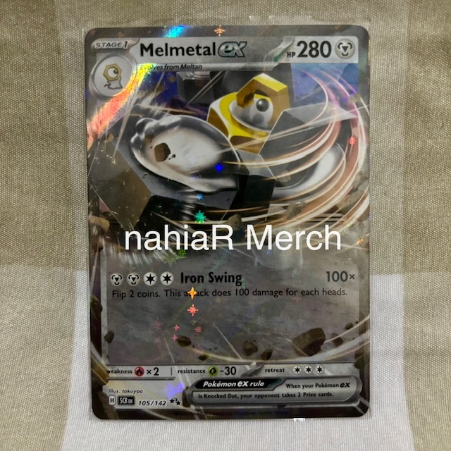 Pokemon TCG English Melmetal ex SCR 105/142 RR Stellar Crown