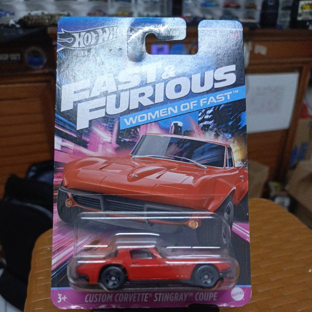 HOTWHEELS FAST FURIOUS CUSTOM CORVETTE STINGRAY COUPE WOMEN OF FAST