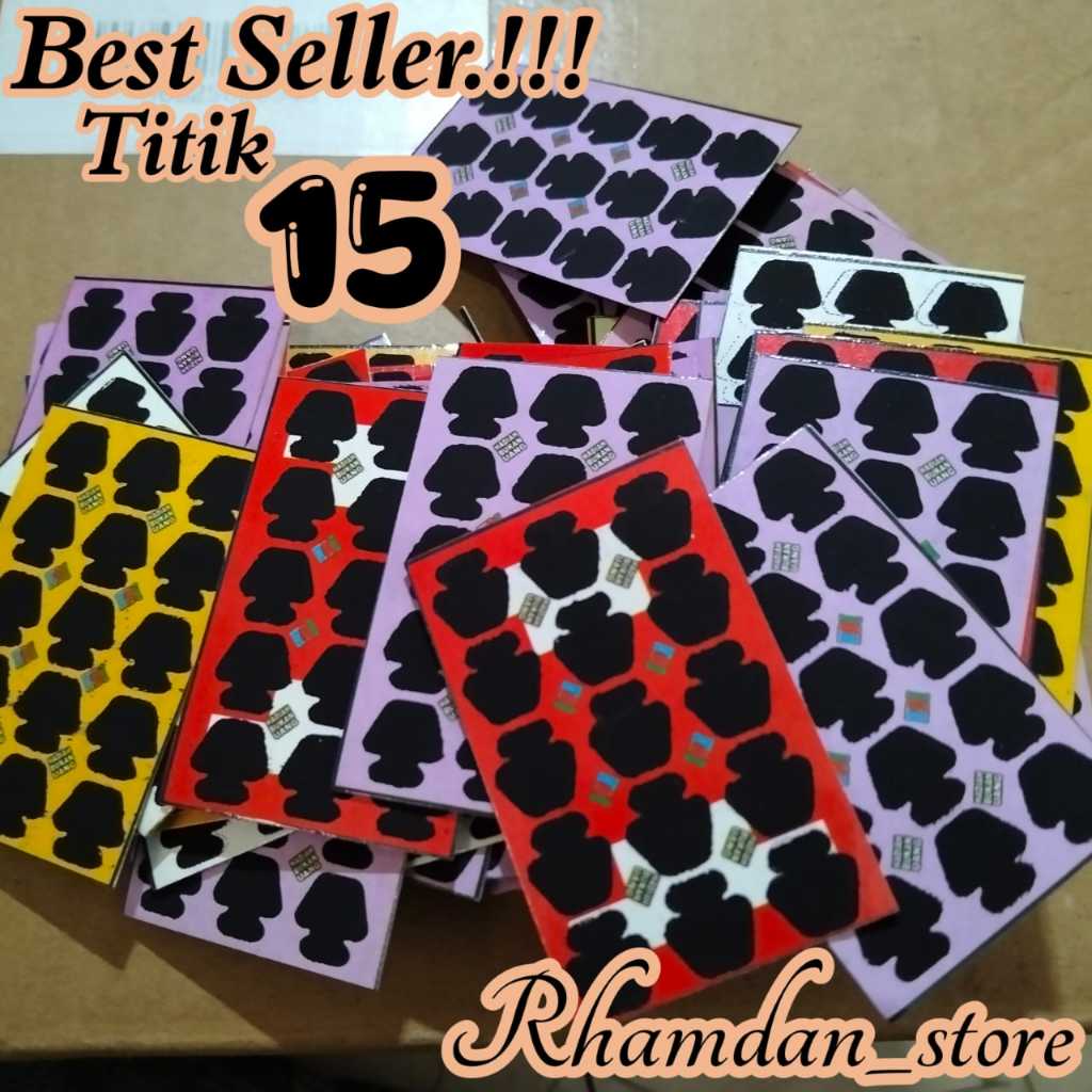 GOSOKAN BOM TENGKORAK TITIK 15 ISI 1000 KUPON GOSOKAN BOM MAINAN BERHADIAH