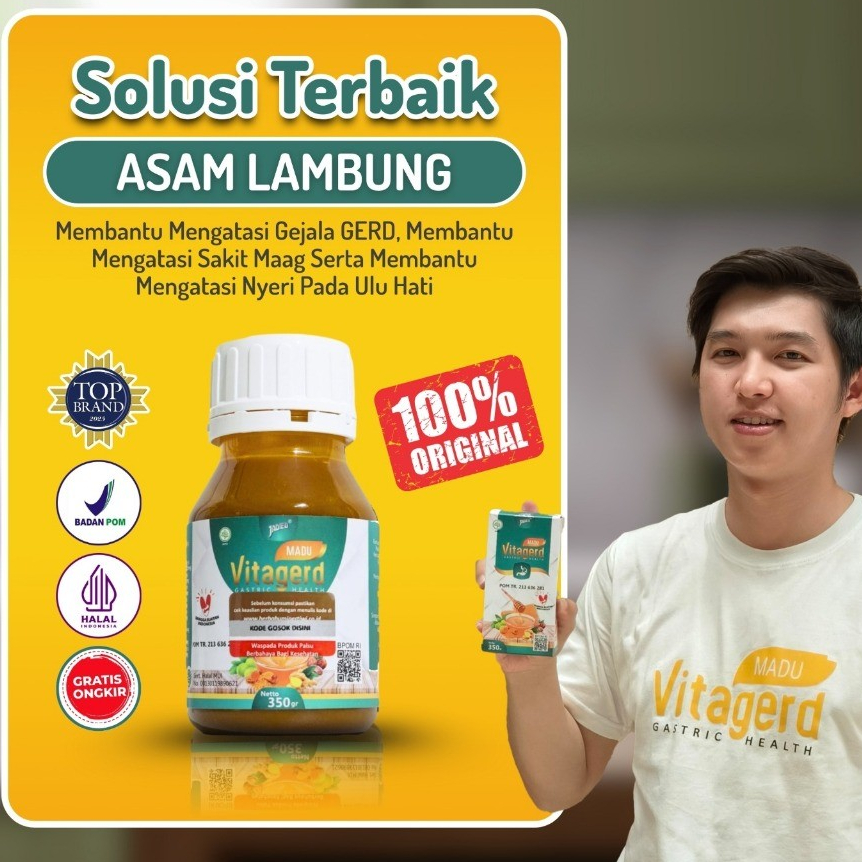 

Vitagerd Madu Herbal Untuk Meredakan Masalah Pencernaan Berat Bersih 350 Gram