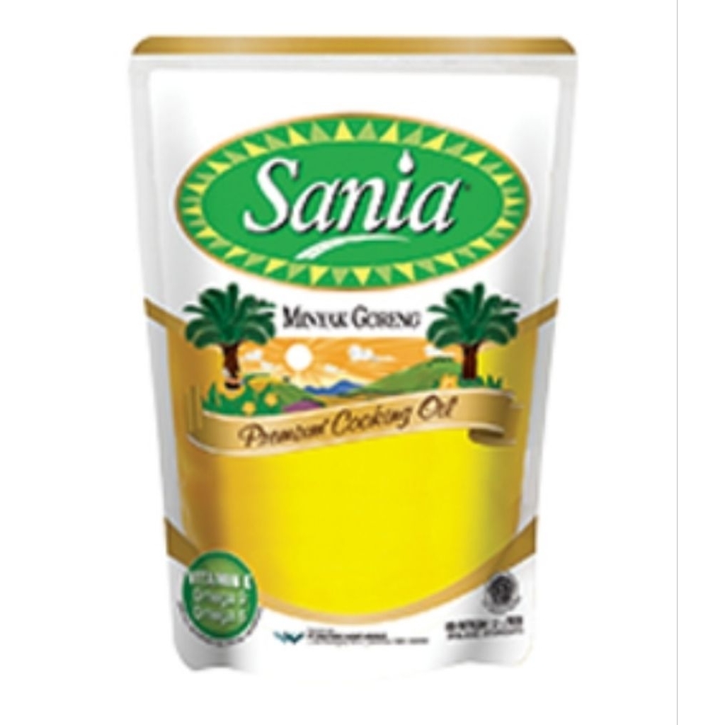 

Sania minyak goreng (refill) pch 2000 mL