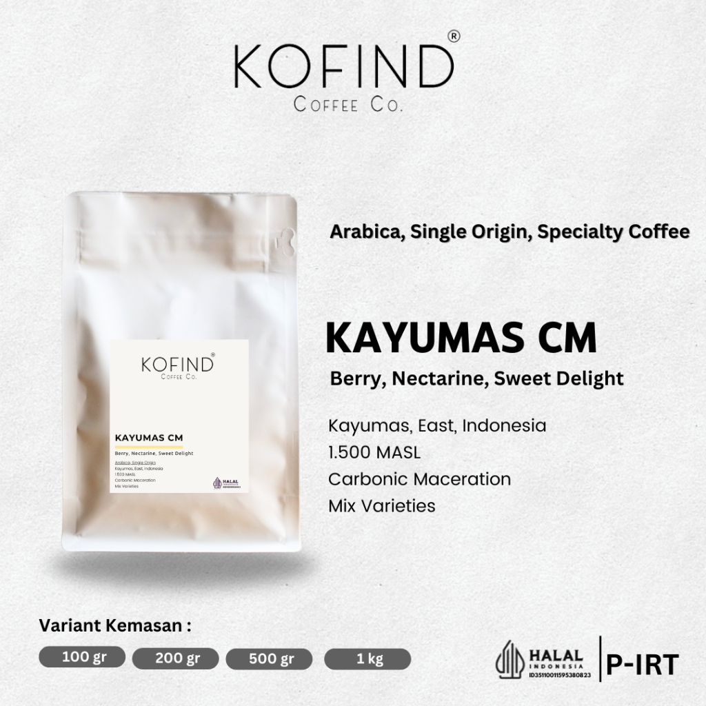 

Kayumas Carbonic Maceration - Biji Kopi Specialty Coffee Manual Brew