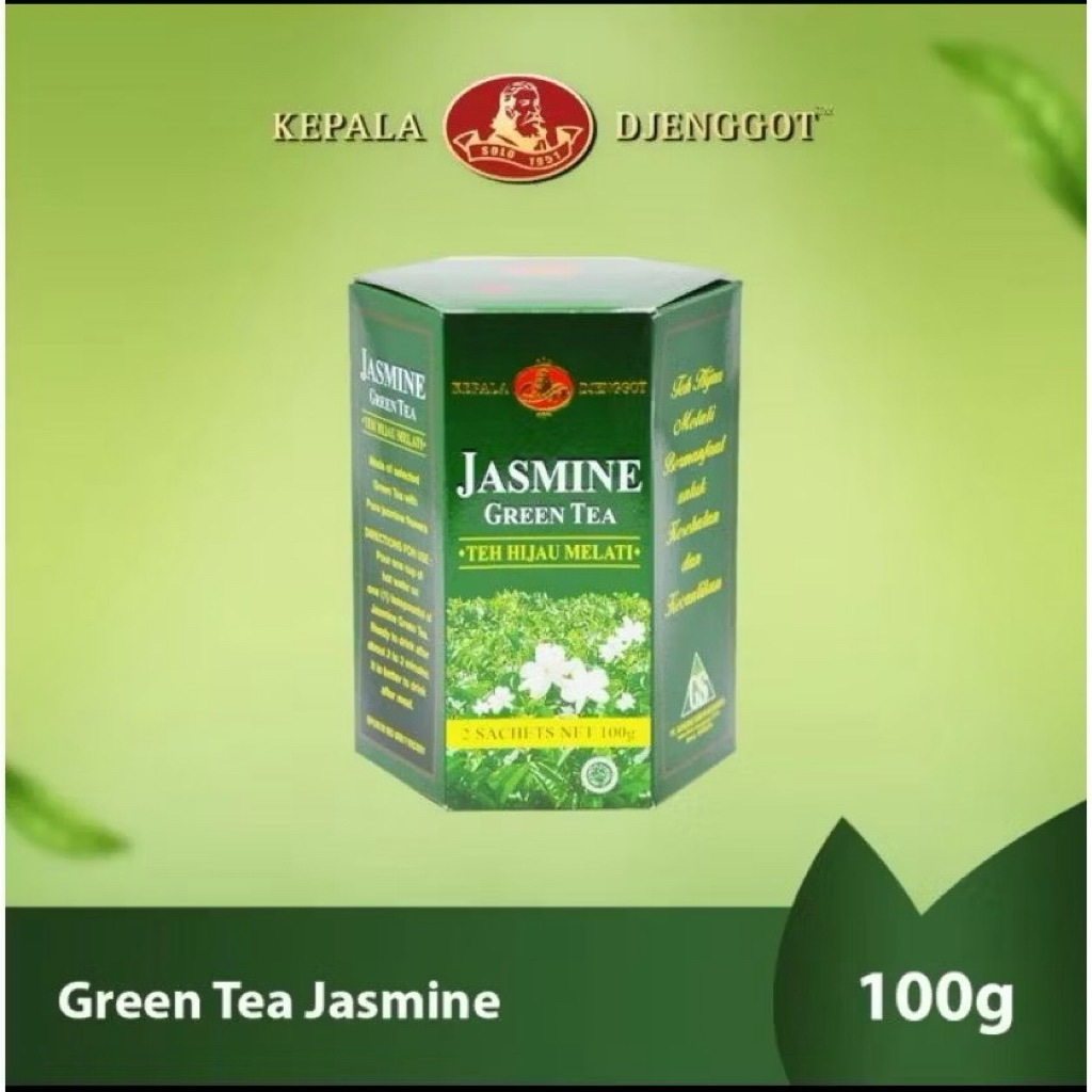 

KEPALA DJENGGOT GREEN TEA JASMINE 100GR