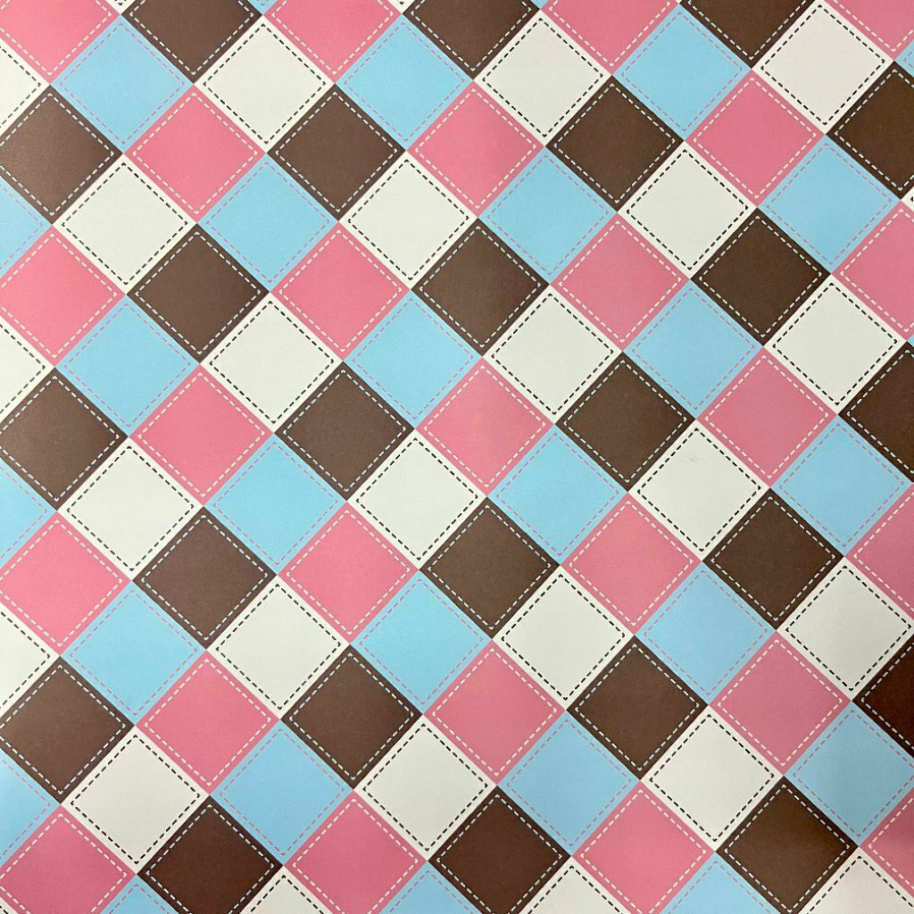 

Kertas Kado Jumbo Sansan Wawa Motif Kotak Kotak - SW 641