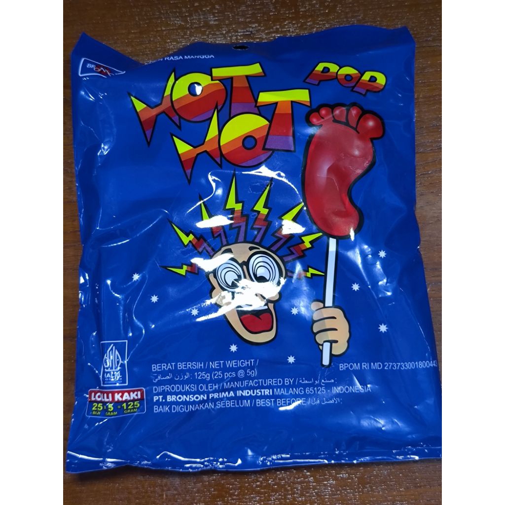 

BRONSON HOT HOT POP PERMEN KAKI ISI 25pcs