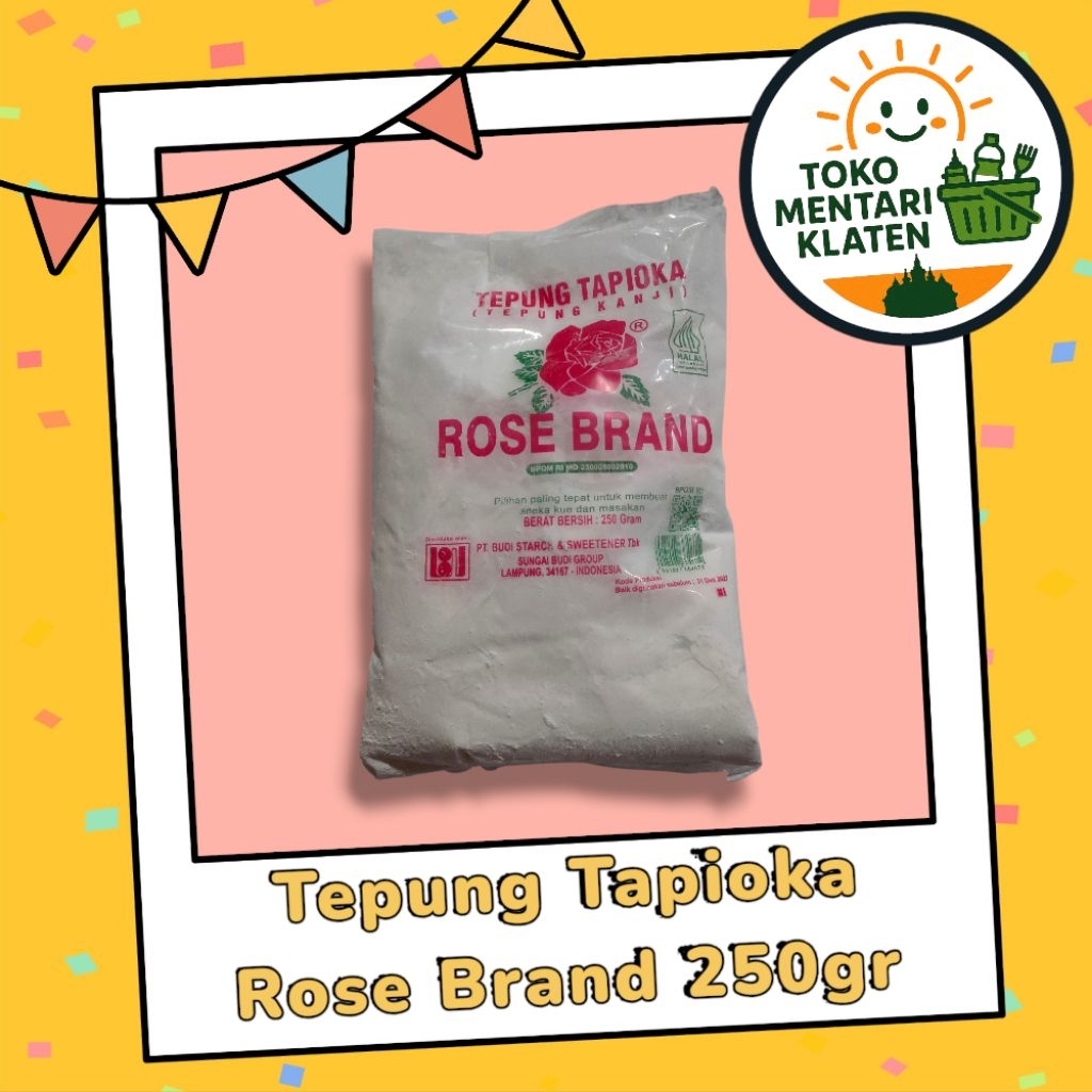 

Tepung Tapioka Rose Brand 250gr – Tepung Serbaguna Andalan Dapur!