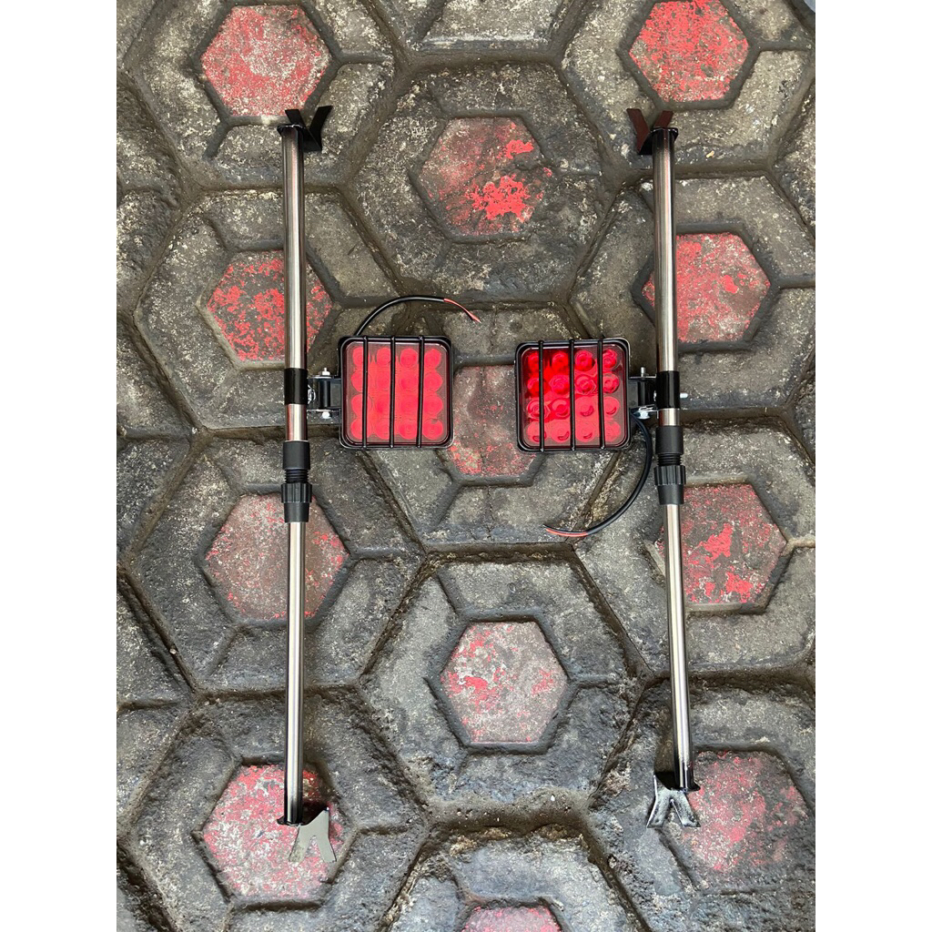 Hella tiang Third brake light Stoplamp tiang kaca belakang universal