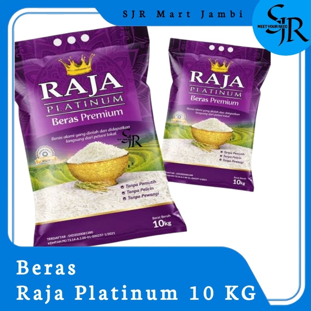 

[Beras] Raja Ungu Platinum 10 KG - Beras SLYP Super