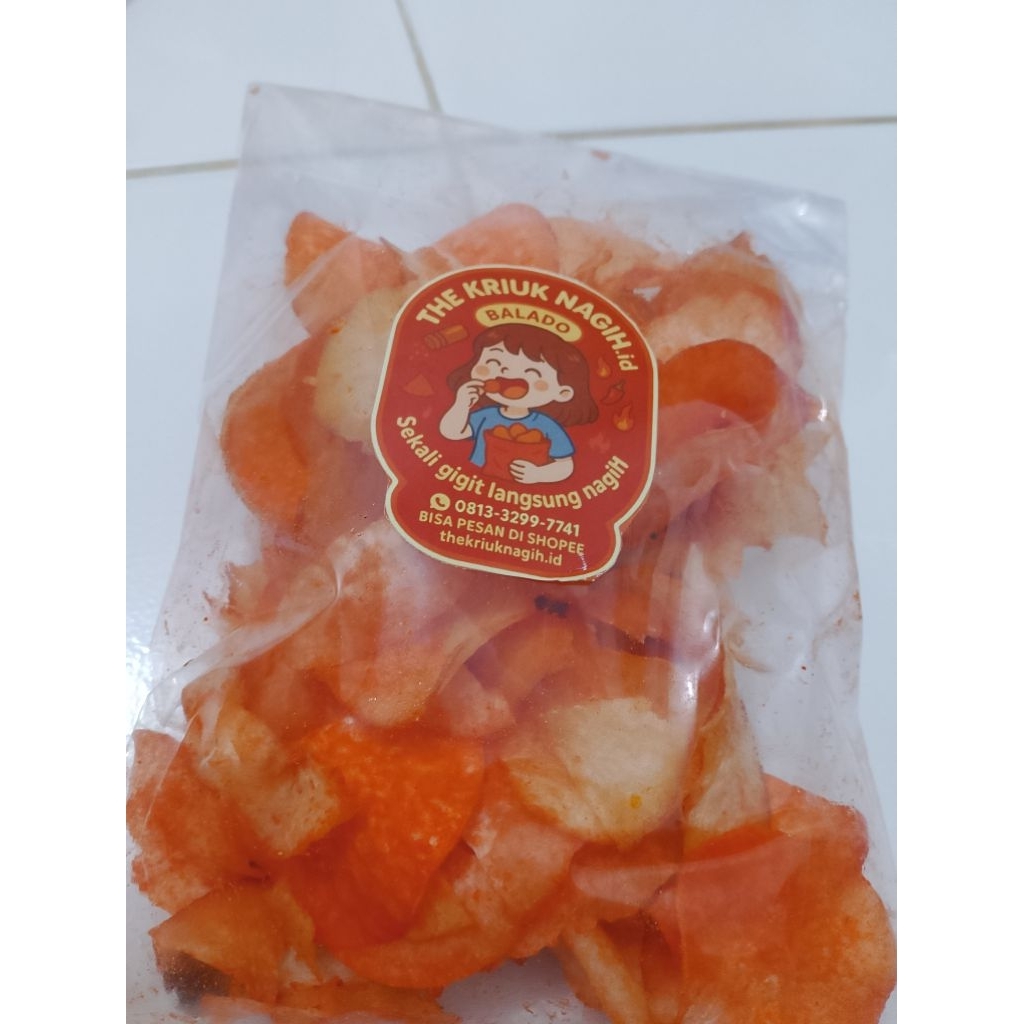 

KRIPIK SINGKONG BUMBU BALADO