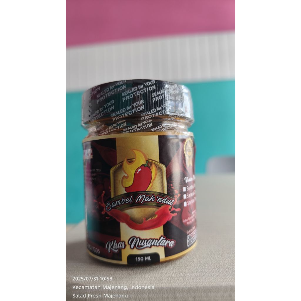 

Sambal Cumi Asin Mak Ndut