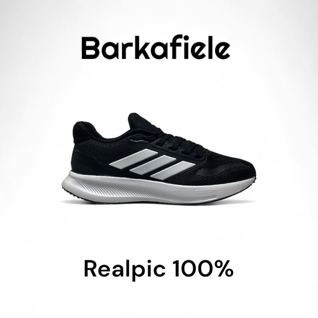 SEPATU LARI RUNNING PRIA WANITA BNIB WARNA HITAM PUTIH
