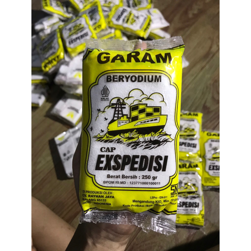

(1PCS) Garam halus beryodium cap EXSPEDISI kemasan 250 gram