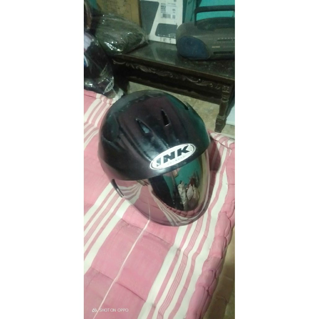 helm ink batman oryginal hitam glossy