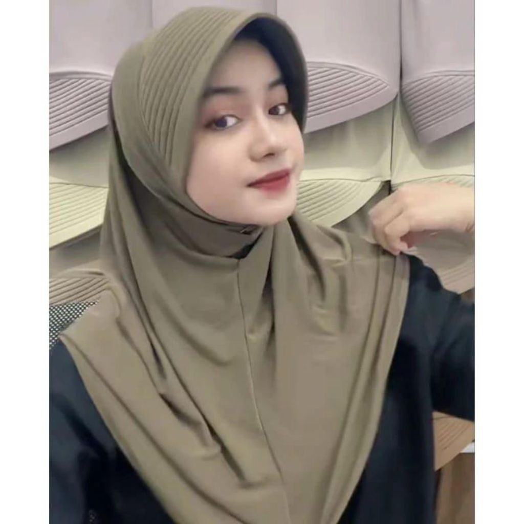 JILBAB INSTAN PET BESAR/BERGO INSTAN PET LEBAR