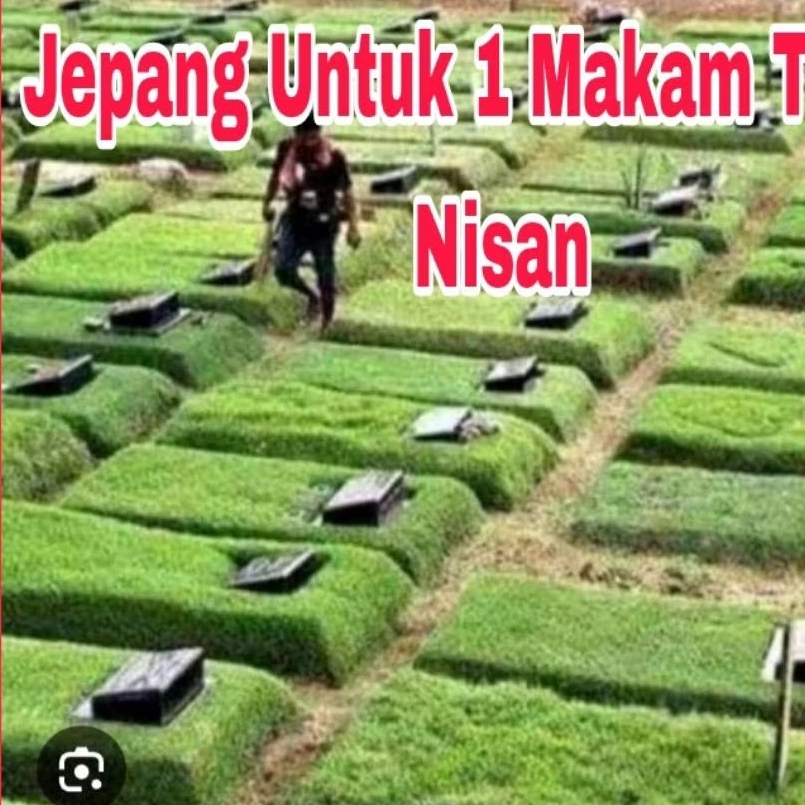rumput Jepang Untuk 1 Makam Tampa Nisan
