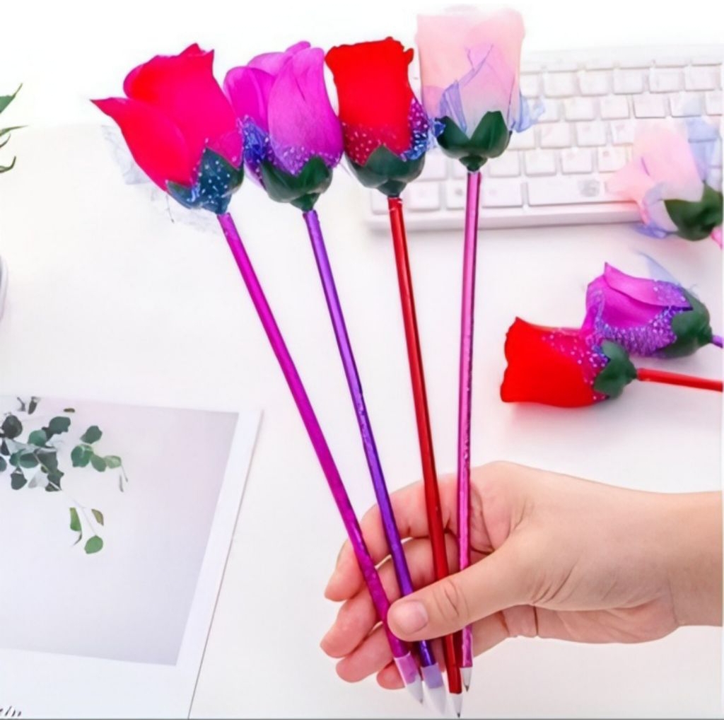 

Bolpoin mawar kreatif/Pulpen gel-COD