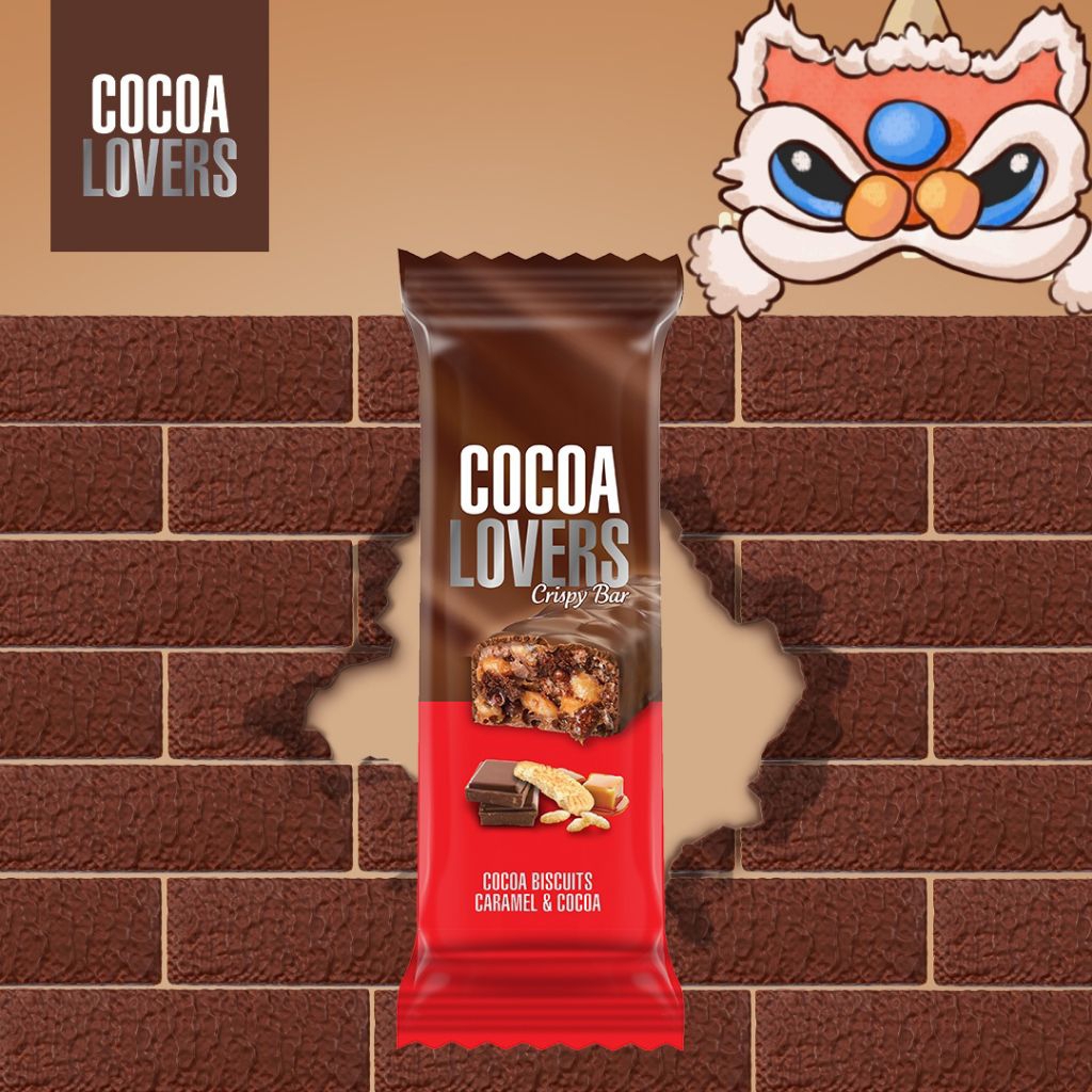 

PRE ORDER COCOA LOVERS CRISPY BAR 1 BOX