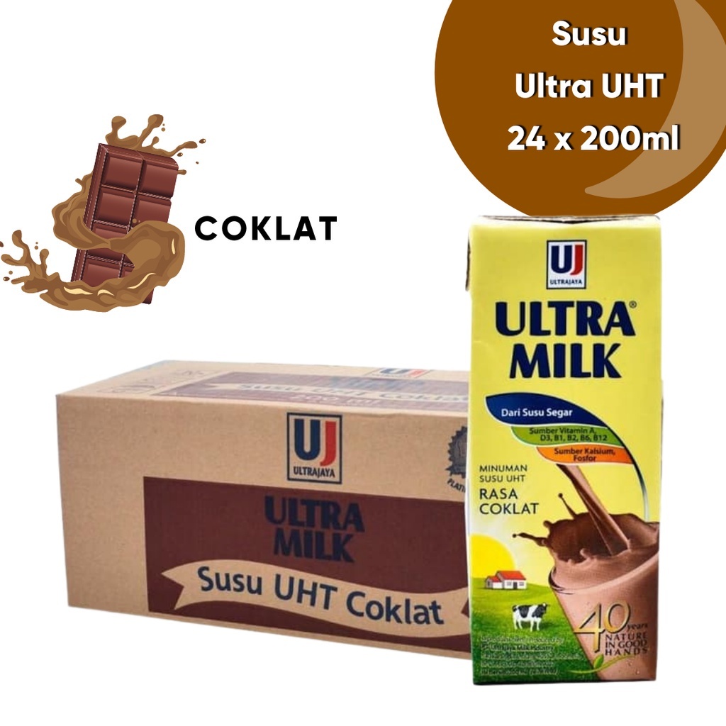 

ULTRA MILK RASA CHOCOLATE 24 X 200ML