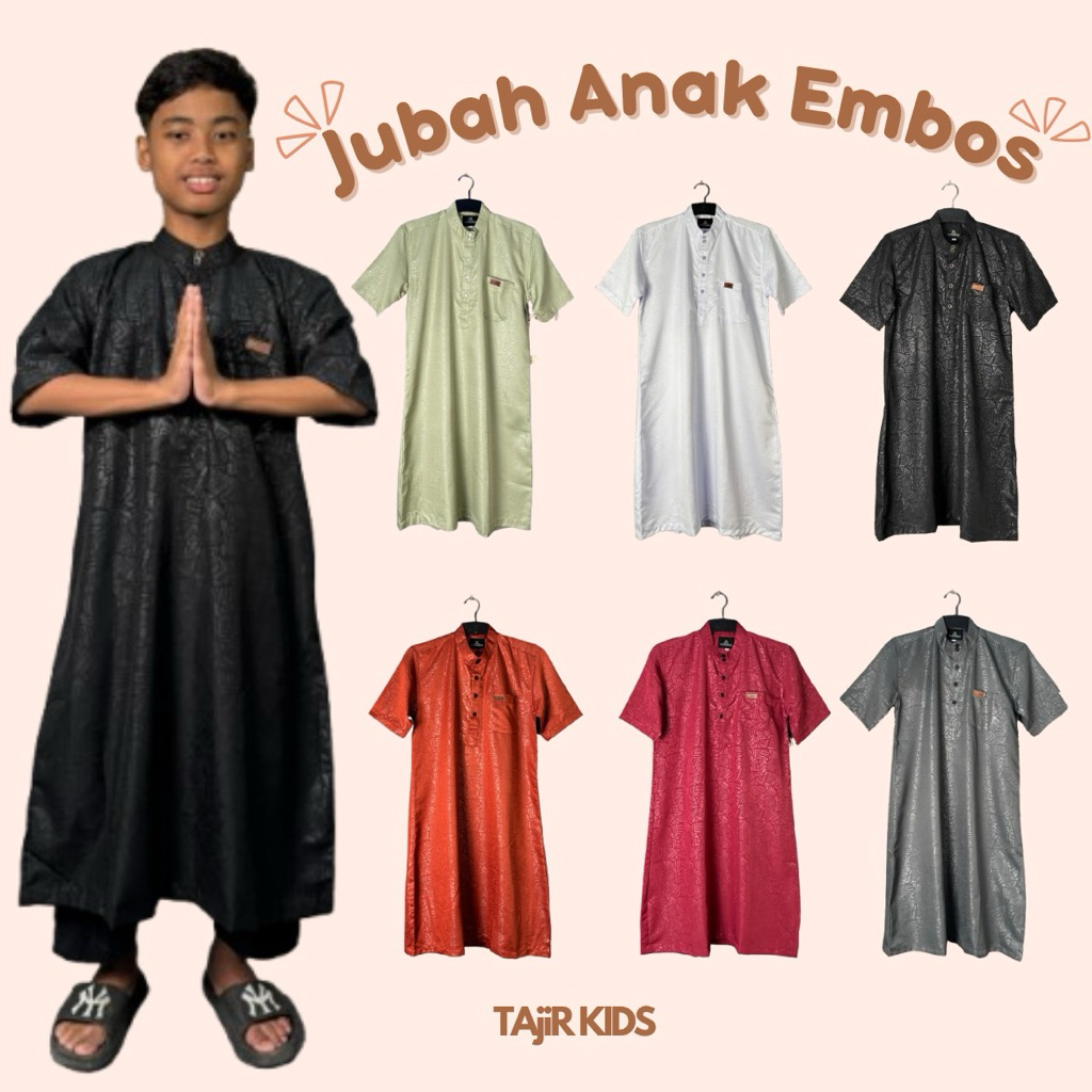 Jubah Anak Laki Laki Premium – Gamis Anak Laki Model Arab Elegan & Nyaman Dipakai
