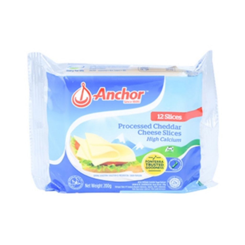 

Anchor Cheddar Cheese Keju 12 Slices