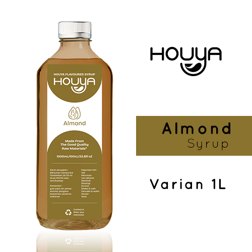 

Houya Almond Syrup 1Liter - Sirup Rasa Almond