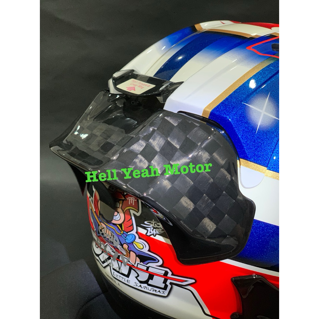 Spoiler Full Carbon SRC Arai Rx7x Rx7v Rx7x Racing RR5 Spoiler Arai GP Pad