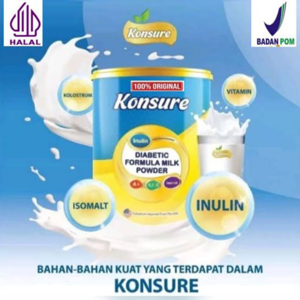 

KONSURE Milk Asli Original Susu DiabetesImpor Halal Terbaik