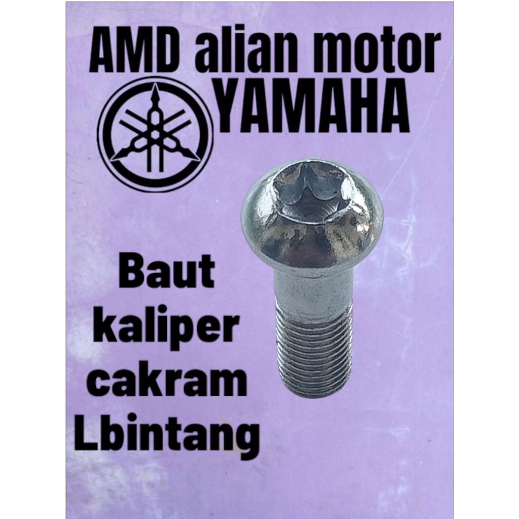 baut L bintang kaliper cakram Yamaha jupiterZ