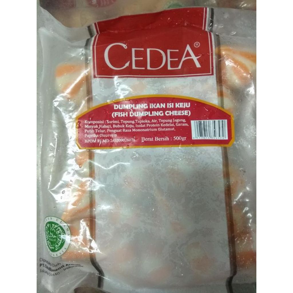 

CEDEA DUMPLING CHEESE 500GR