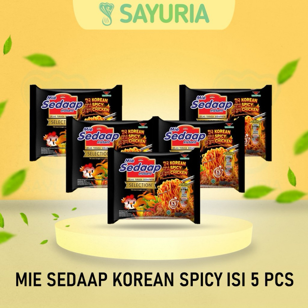 

MIE SEDAAP GORENG KOREAN SPICY ISI 5 PCS