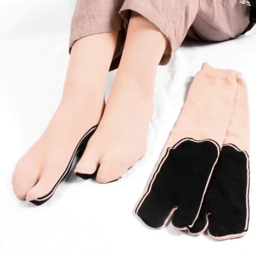 (JEMPOL DUA JARI /BAL) KAOS KAKI WANITA,MUSLIMAH || PAKET USAHA ,60 PASANG