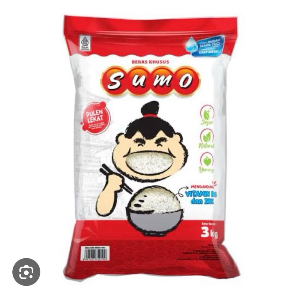 

beras Sumo Merah 3kg