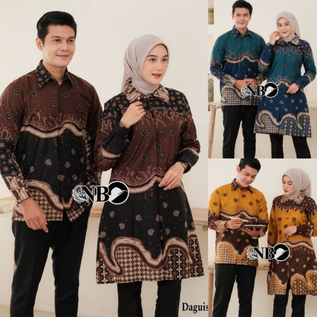 Tunik Batik Couple Modern Batik Couple Seno Kancing Batik Seragam