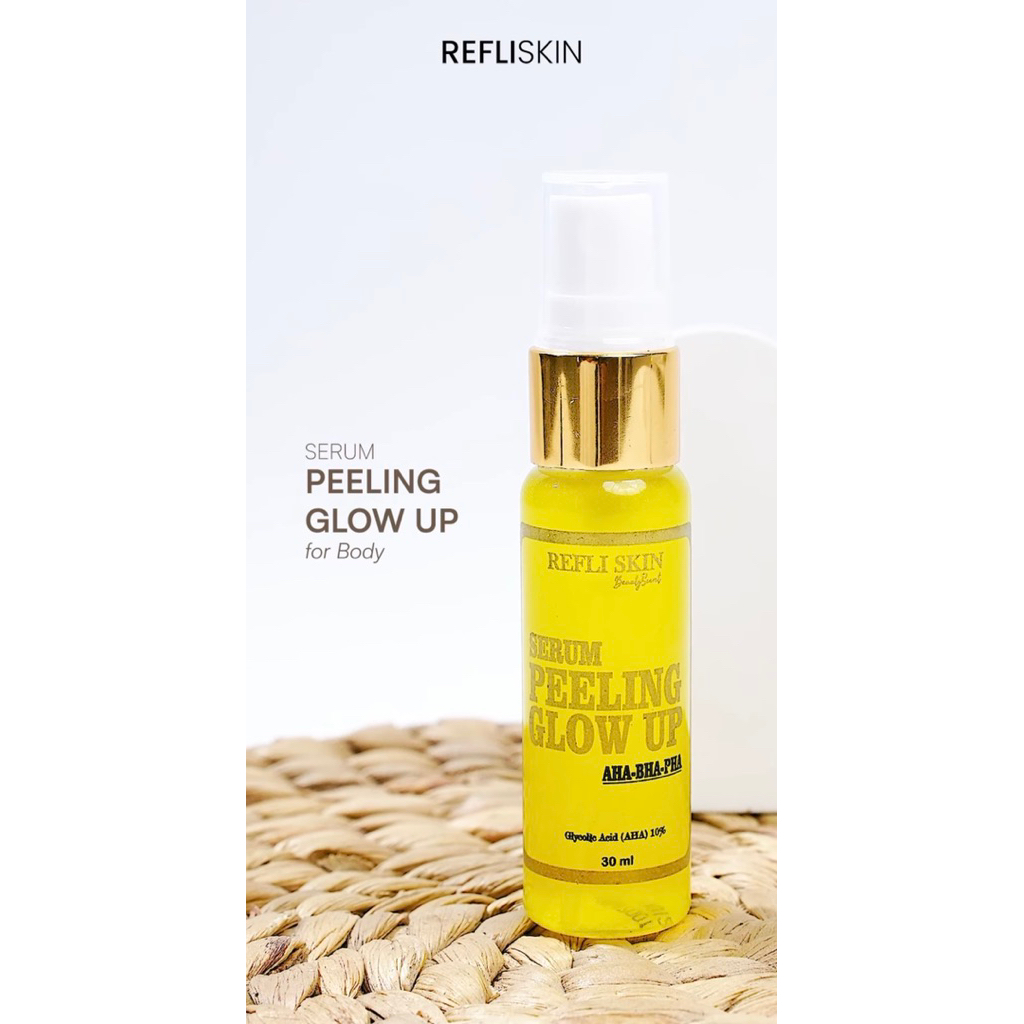 Refliskin Body serum peeling luxury / Lglow bpom
