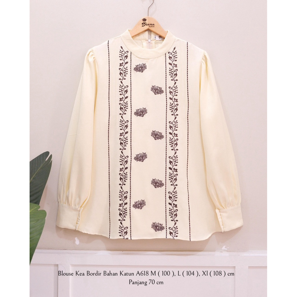 BLOUSE KEA BORDIR KATUN PREMIUM A618