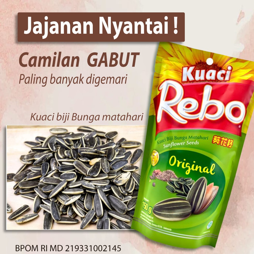 

Best Seller Camilan jajanan Gabut Santai Kuaci biji bunga matahari rasa gurih sedikit ada asin sangat cocok bagi yang bosan dengan jajanan lain ~ Kuaci biji bunga matahari