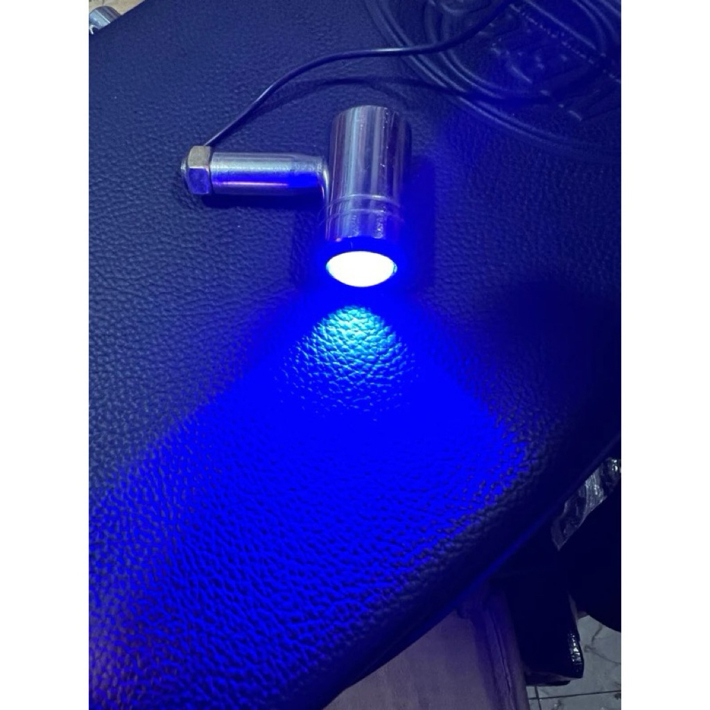 sein riting reteng bulat palu led arus dc sein cb full besi krom stainlis copy grentech