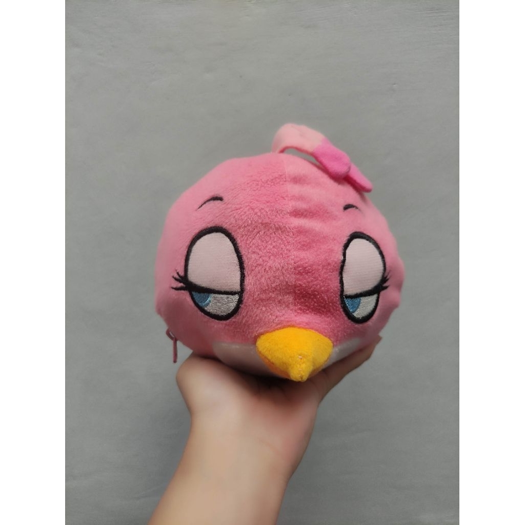 Boneka angry birds stella pink bolak-balik ori angry birds (rare) lepas kolpri