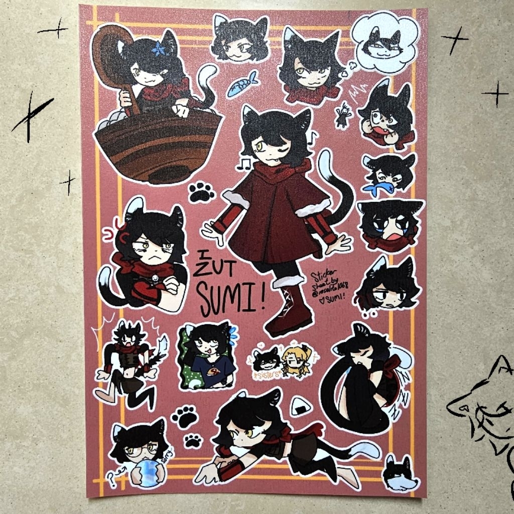 

A6 Sticker Sheet - Dungeon Meshi Izutsumi
