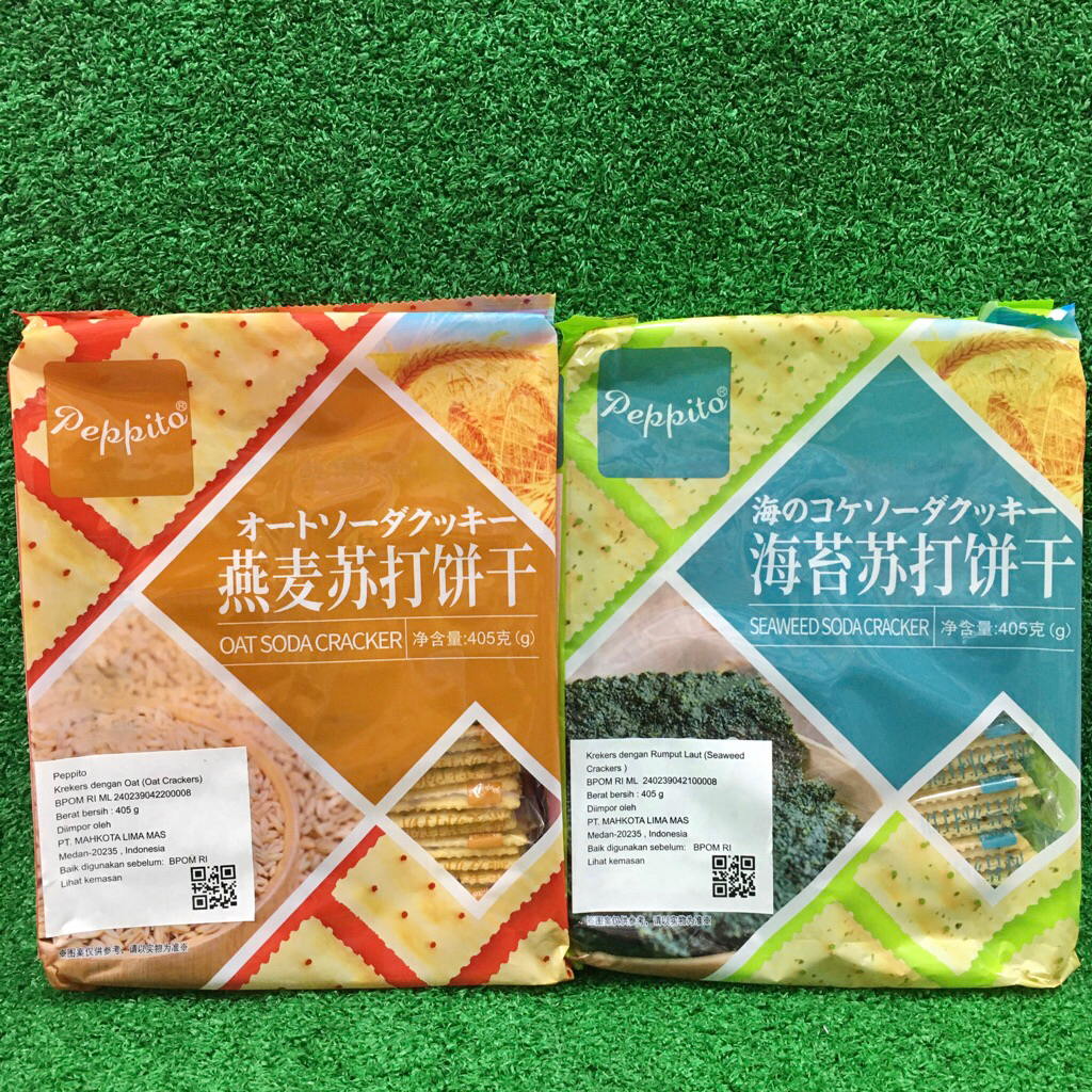 

Peppito Soda Crackers Krekers Soda 405gr Impor China