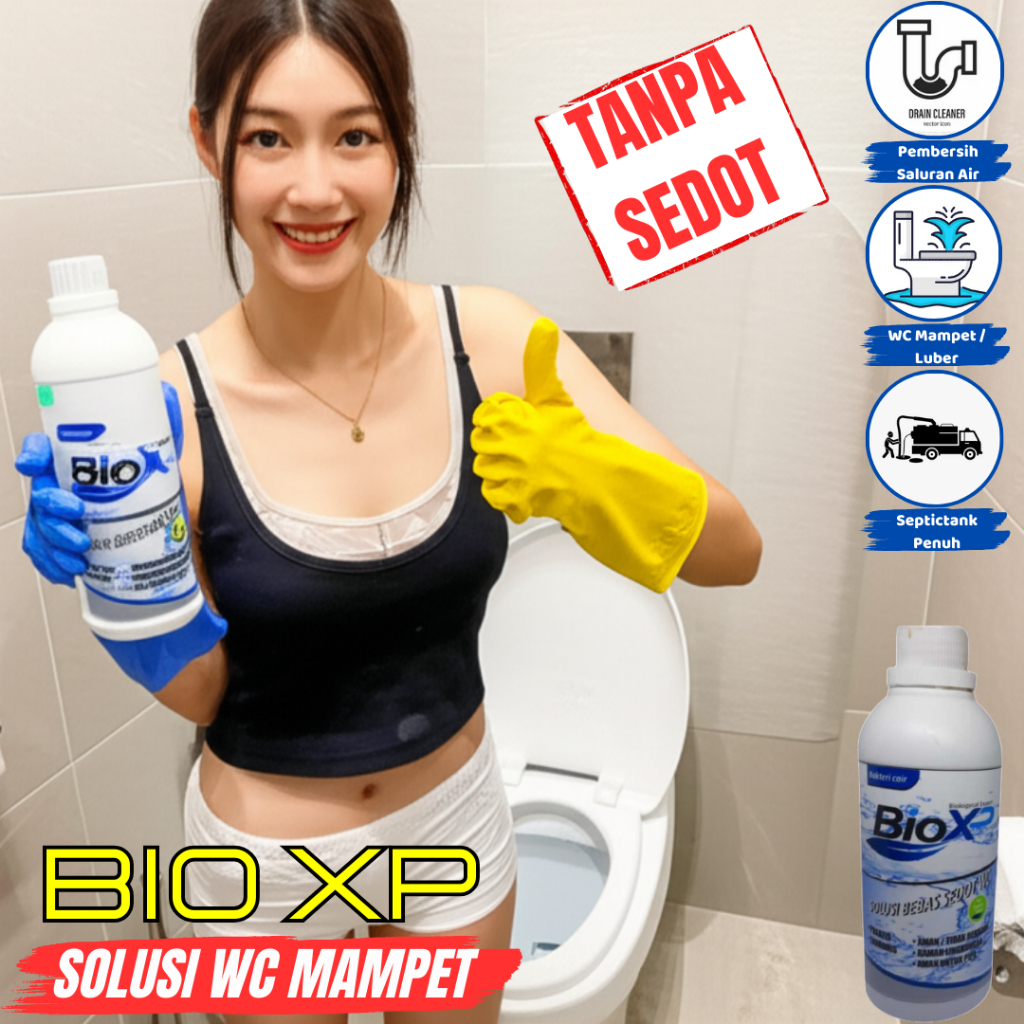 Pengurai Septictank Bau BiO XP Anti Mampet WC Tersendat Septictank Tumpat Menghilangkan bau busuk