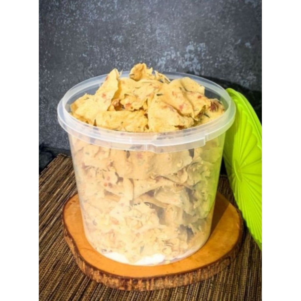 

Peyek Rebon daun jeruk 500 gr