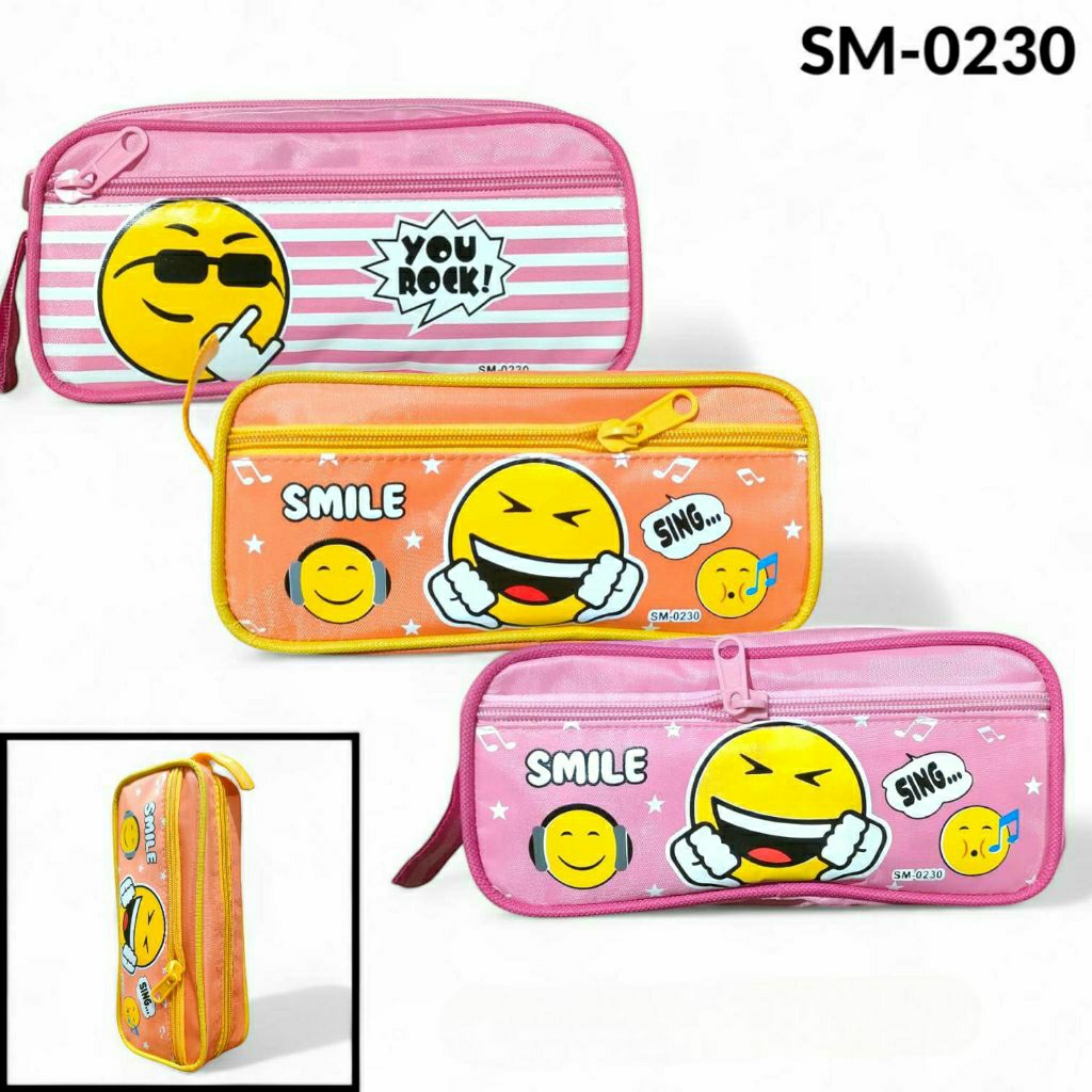 

Kotak Pensil Kain Motif Smile SM-0230