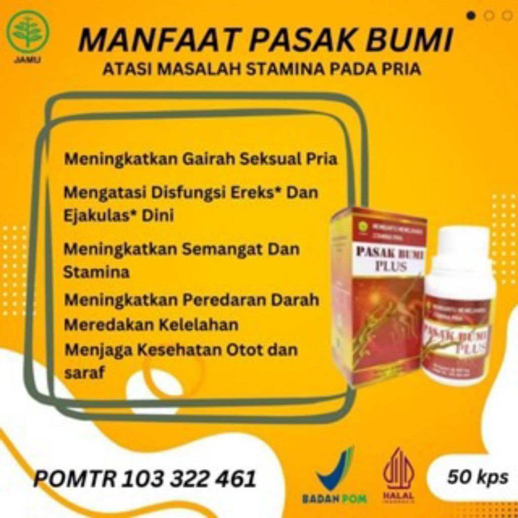 Kapsul Pasak-Bumi Plus Toga Nusantara Isi 50 Kapsul