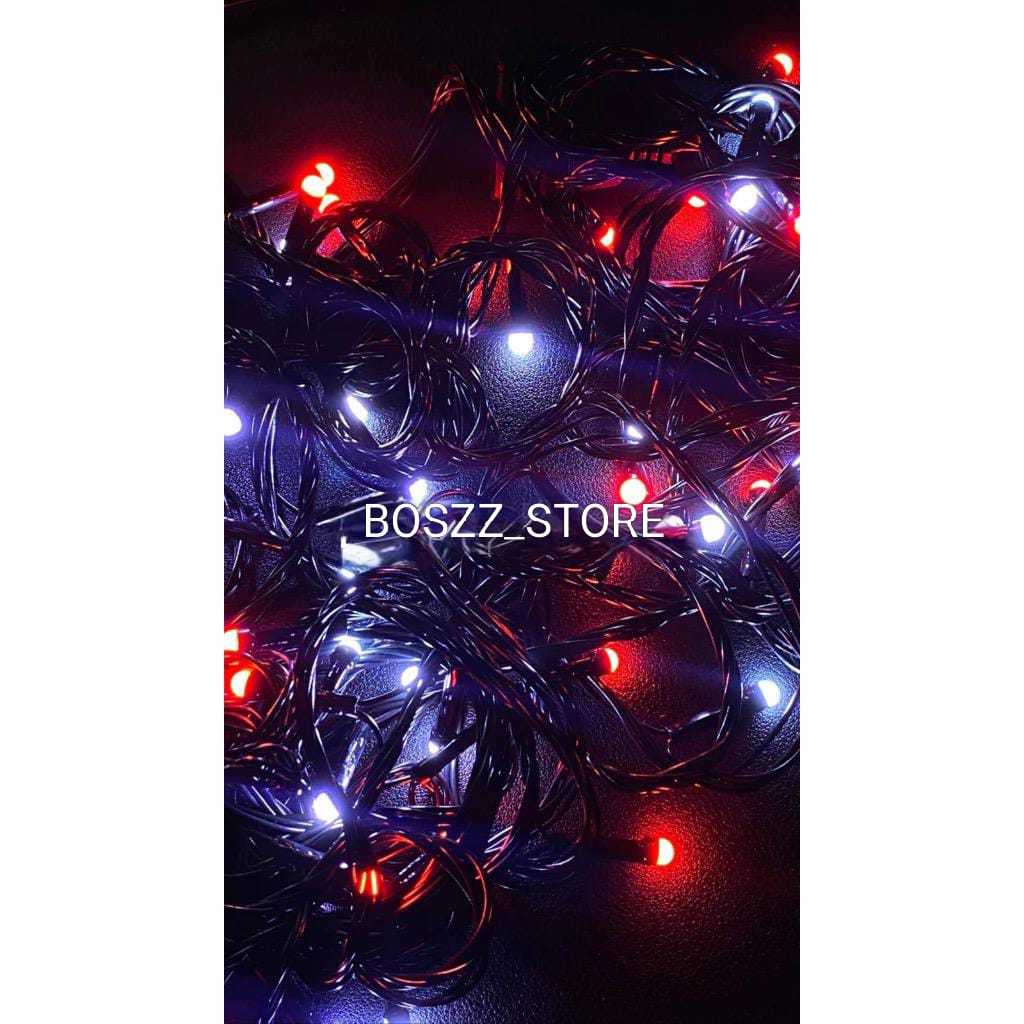 Lampu Hias LED Merah Putih/Rainbow Kelap Kelip/Lampu Tumbler/Lampu Agustusan/Lampu Natal LED / Lampu