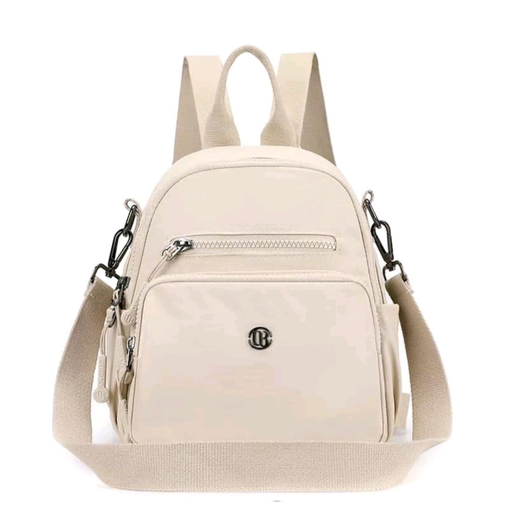 CHIBAO Tas Ransel Mini Wanita 00519-SF Backpack Hangout Kanvas Polos