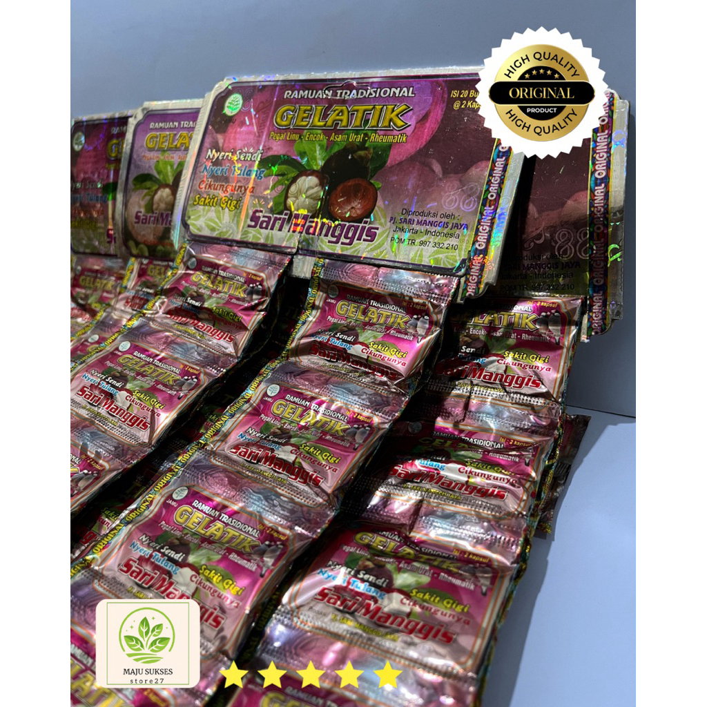 Kapsul gelatik renceng original