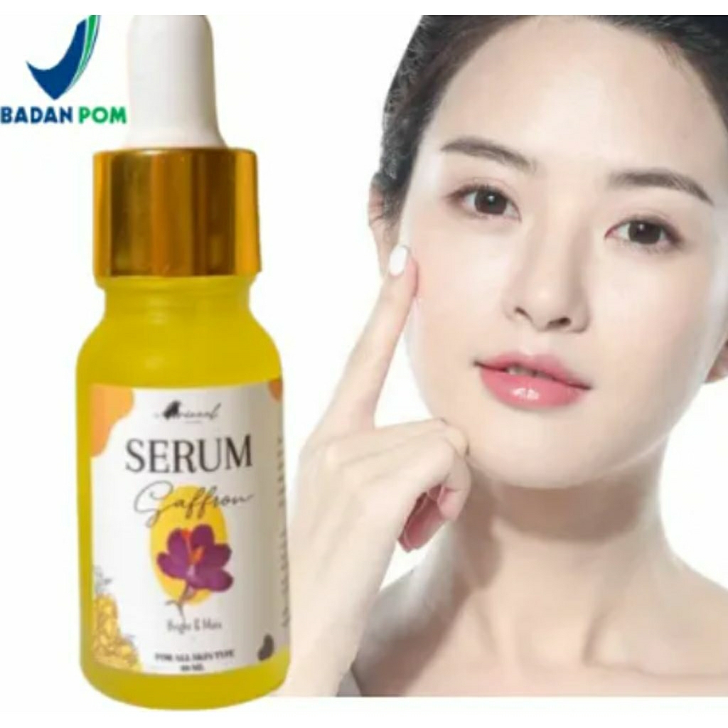 Serum Saffron 10 Ml Vit C / Serum Glowing Saffron (BPOM)