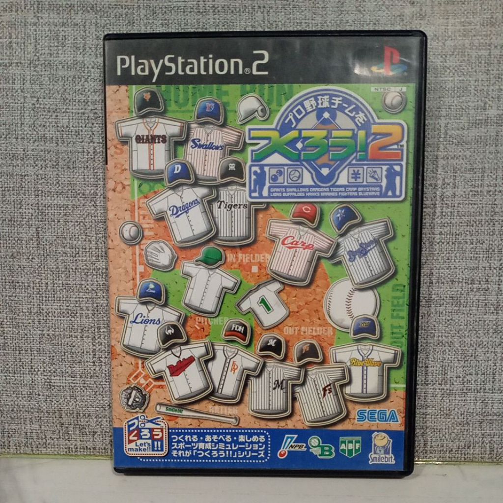 CD DVD KASET ORIGINAL PS2 Pro Yakyuu Team 2 JPN Bahasa Jepang Box dan Cover Original