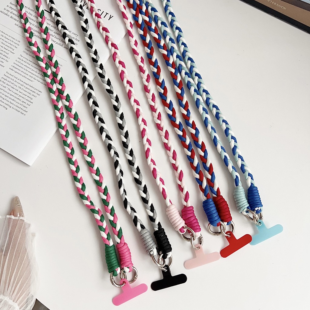 DWINR Lanyard Universal Tali Gantungan HP model Big Strip Cross Body Gantungan Slempang Strap HP Tal